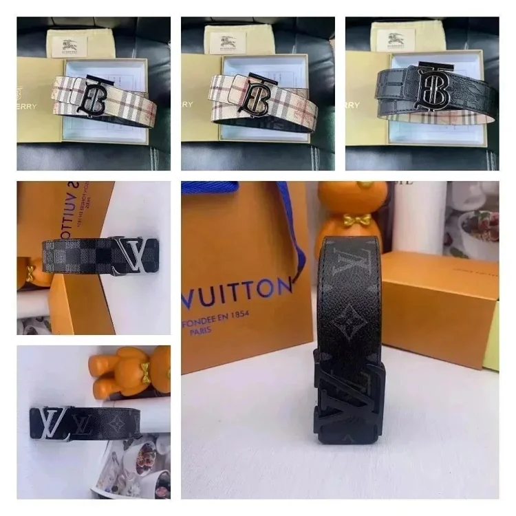 Burberry TB Monogram Belt & Louis Vuitton LV Initiales Belt [40 styles]