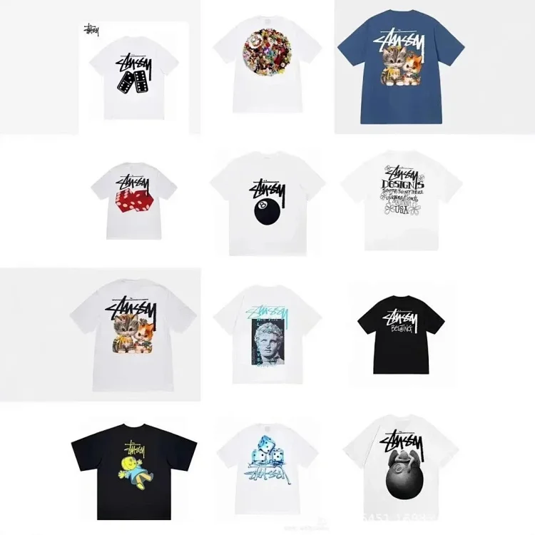 Stussy Graphic Print T-Shirt [