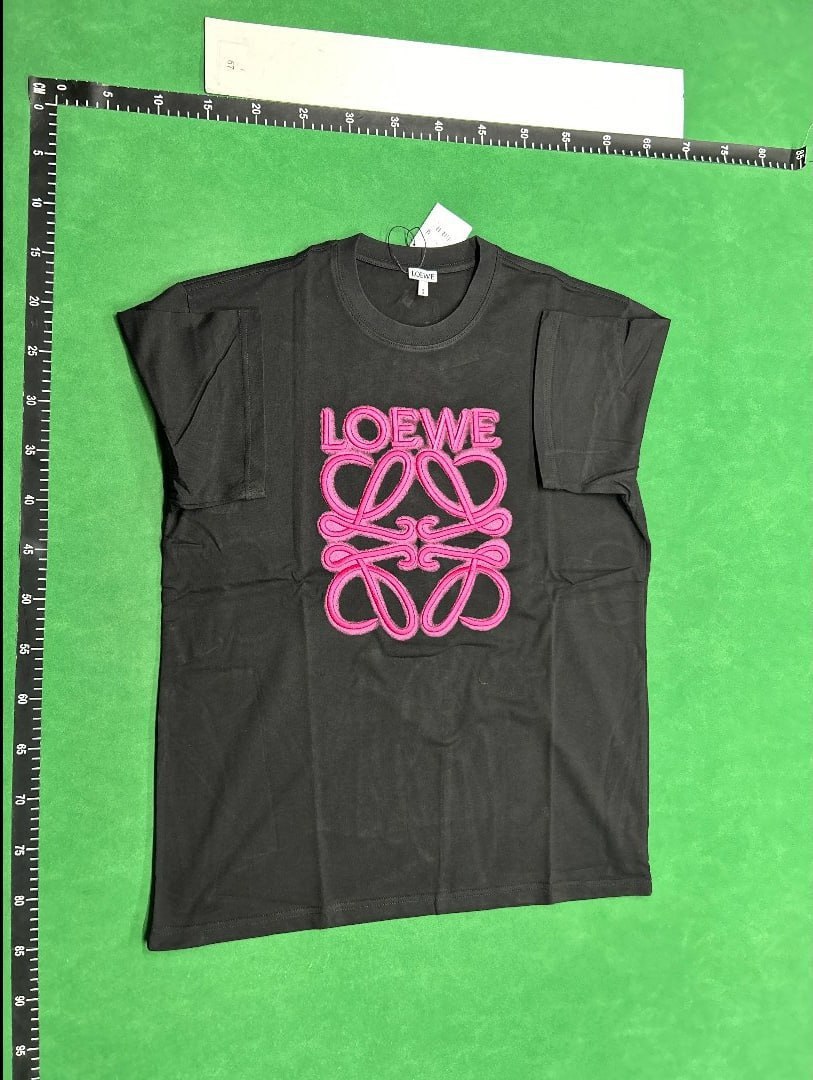 LOEWE Anagram Embroidered T-Shirt [40 styles] -4