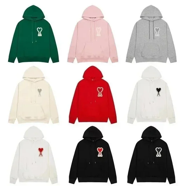 AMI Paris Coeur Sweater Hoodie