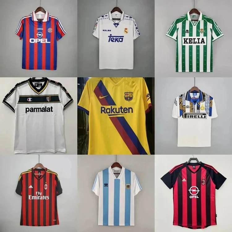 Vintage Football Club Jerseys 