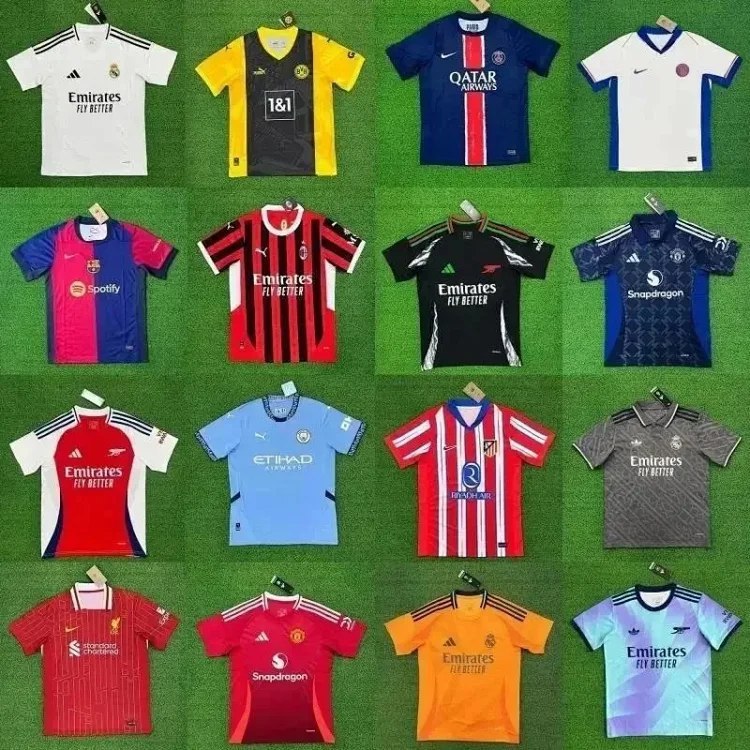 Various Club Football Jerseys 