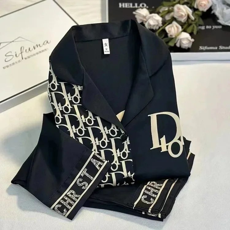 Dior Oblique Silk Lounge Jacke