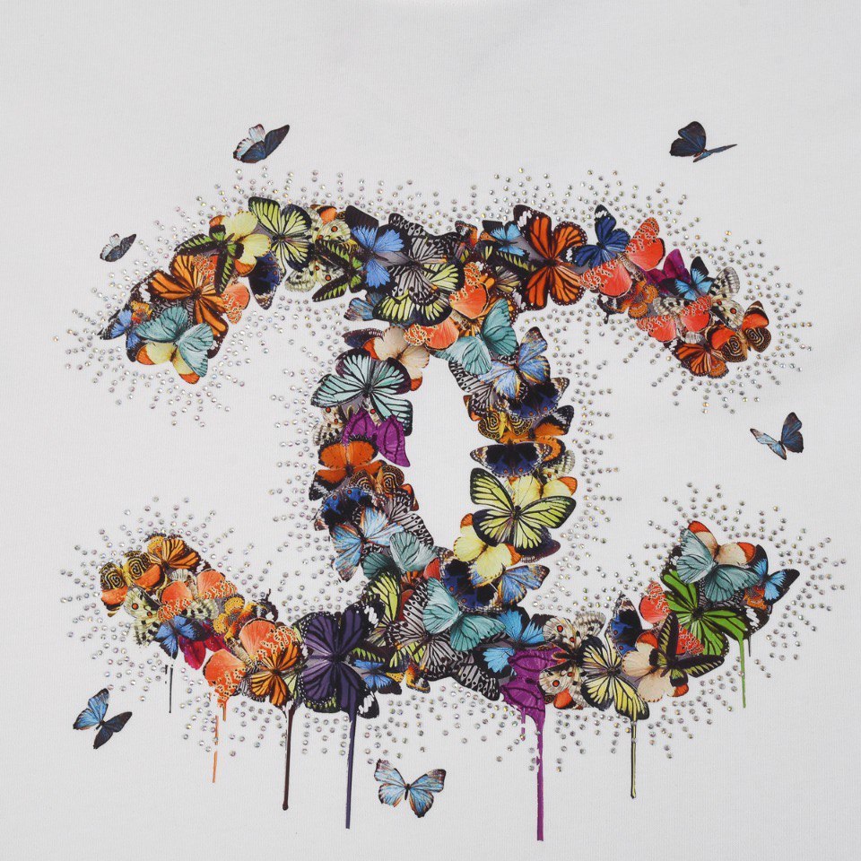 Chanel Fashion Printed Short Sleeves -5