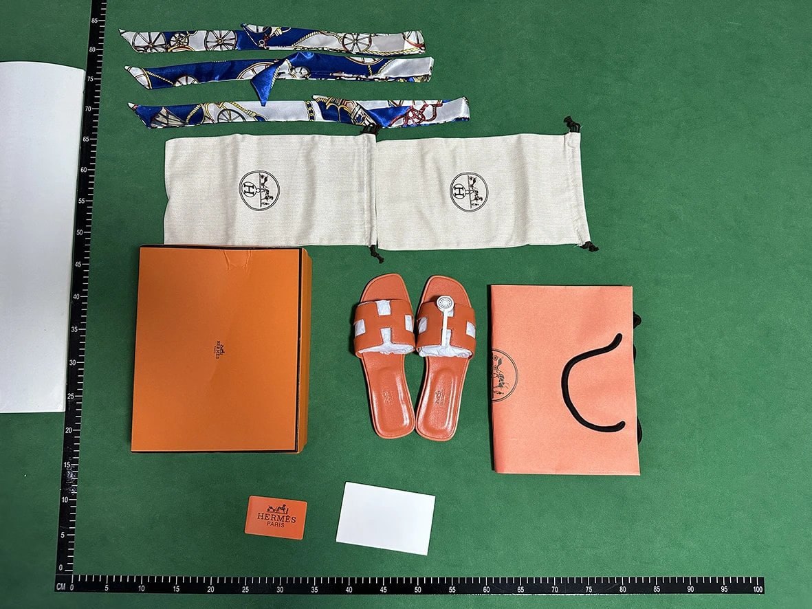 Hermes slippers slides sandals -1
