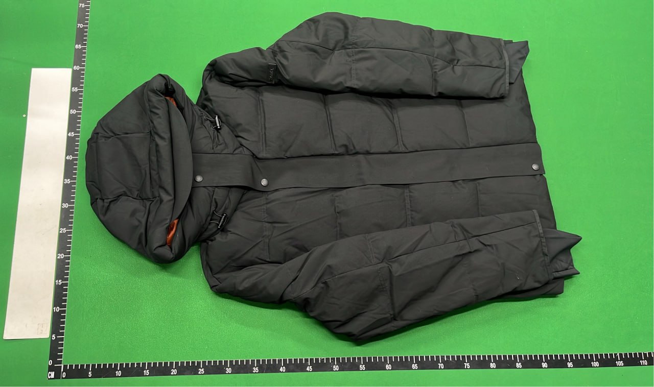 Men's Winter Grey Puffer Jacket with Hood -2