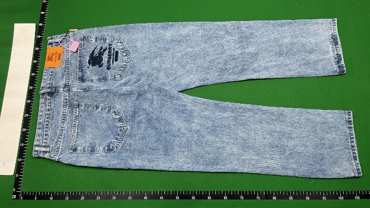Burberry Men's Classic Fit Denim Jeans with Logo Patch -2