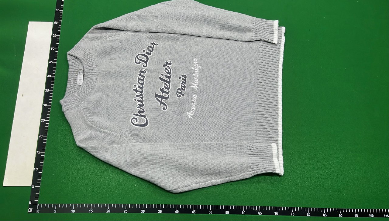 Prada Men's Knitted Sweater with Embroidered Logo -3