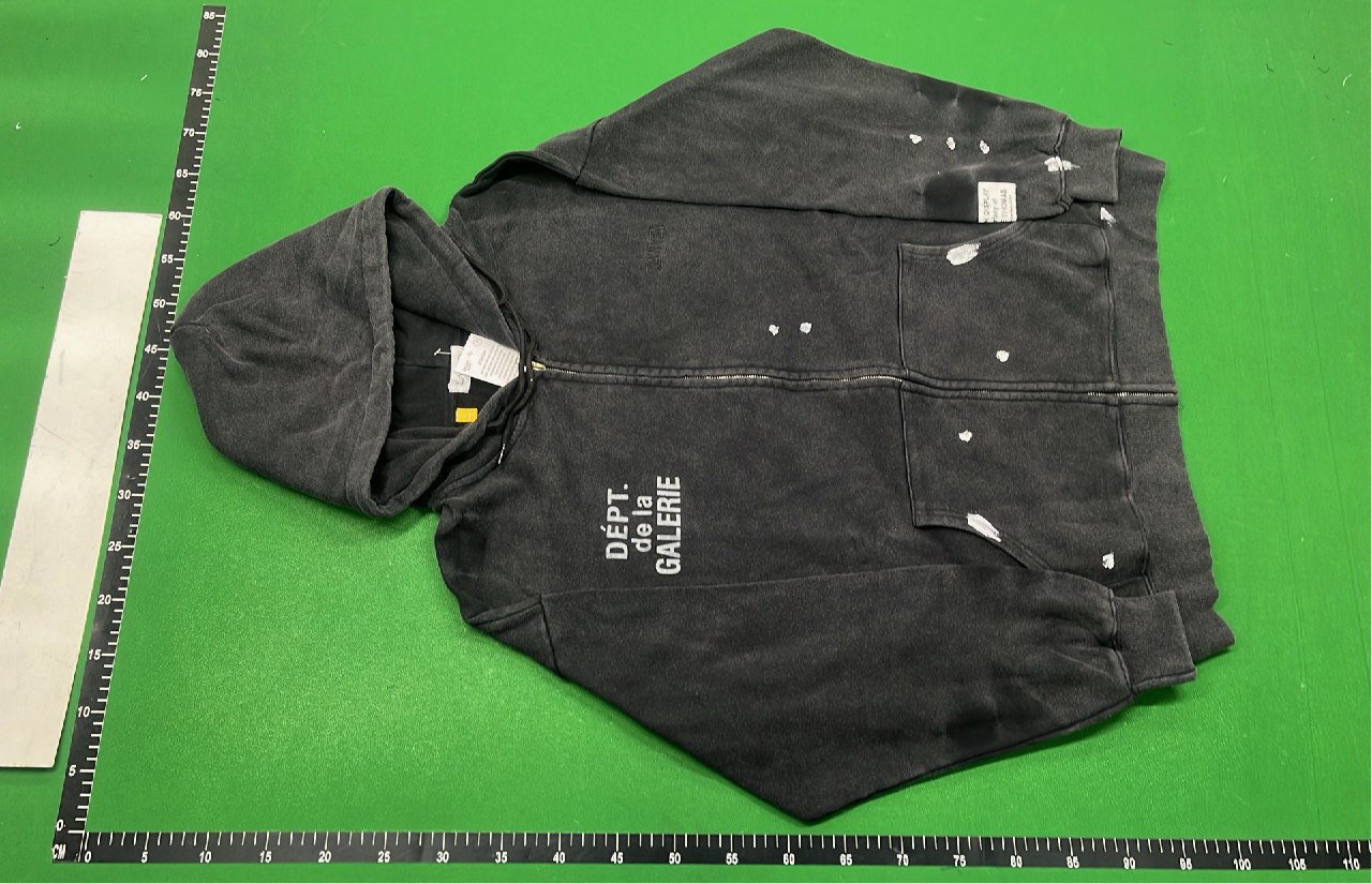 LANVIN DEPT. de la GALERIE Distressed Hoodie -4
